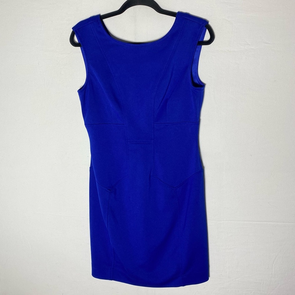 Vintage Maggy London For Melanie Lyne Blue Sleeveless Bodycon Mini Dress M